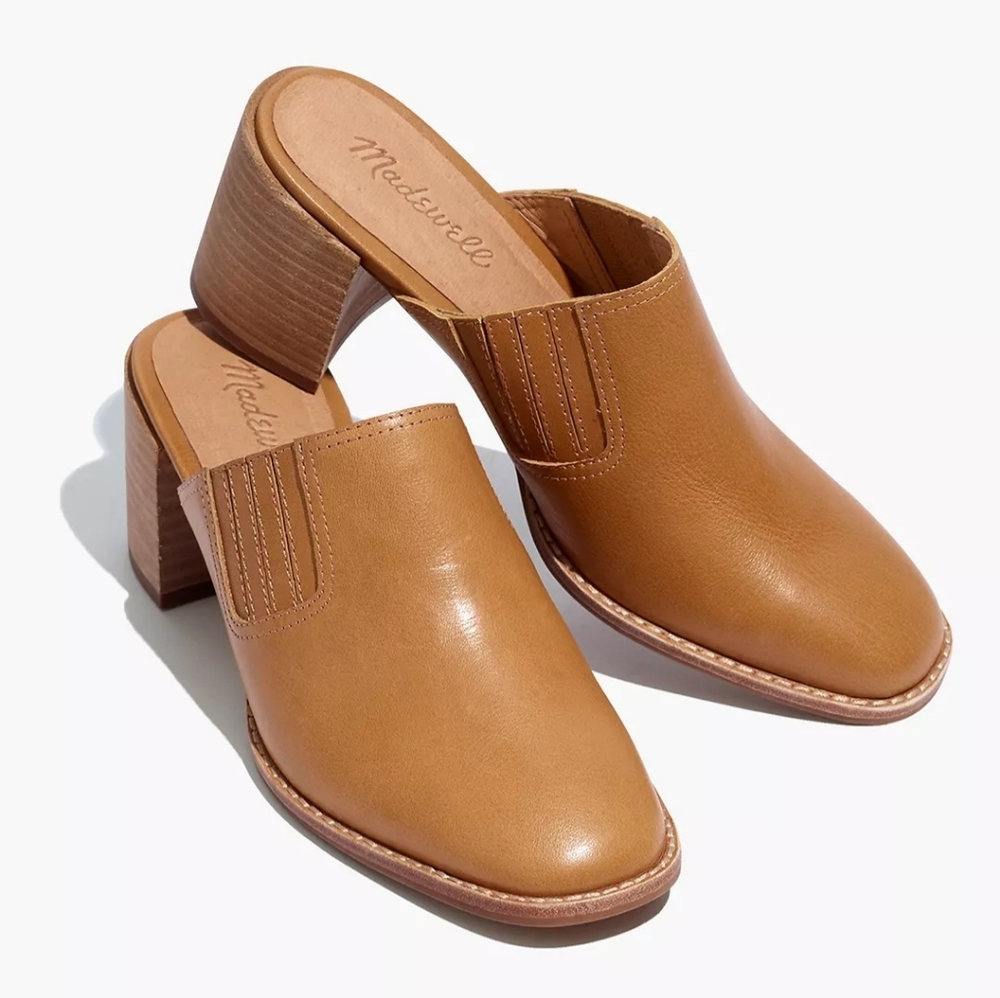 Madewell Womens The Carey Mule in Leather Size 7